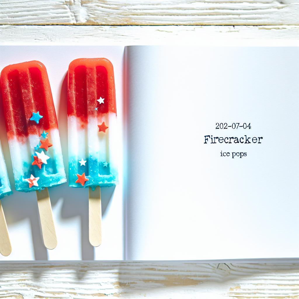 4th of July Firecracker Ice Pops Recipe