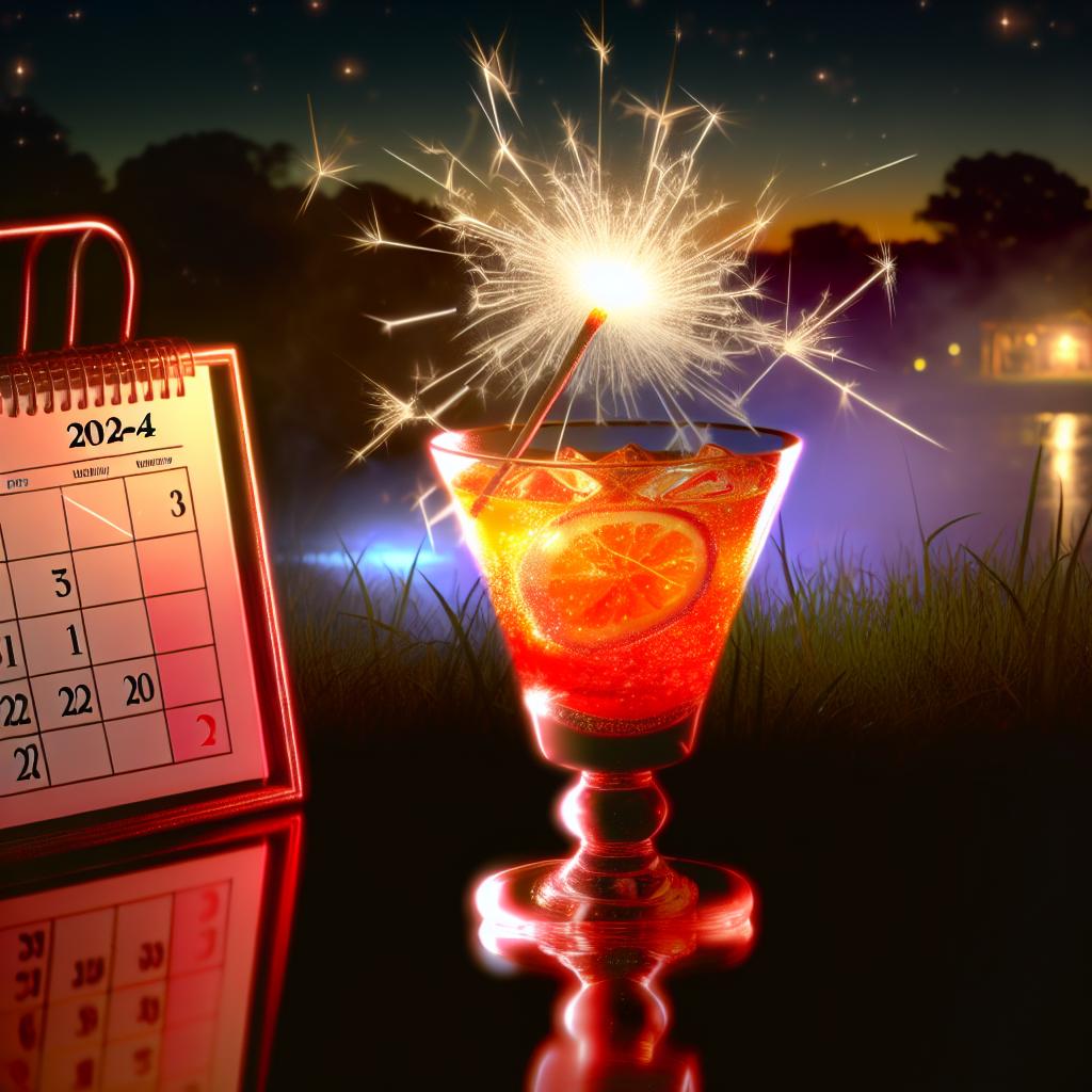 4th of July Sparkler Cocktail Recipe