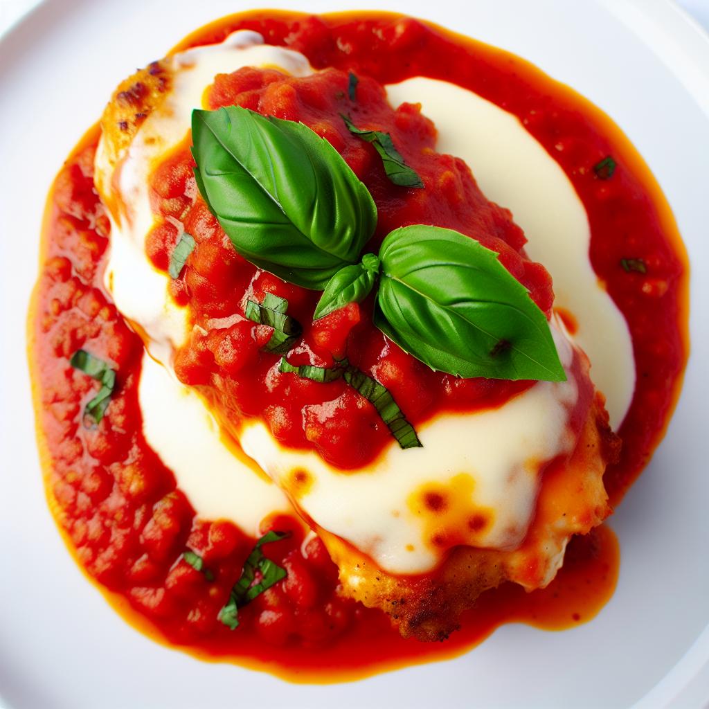 Classic Chicken Parmesan with Marinara and Mozzarella Recipe