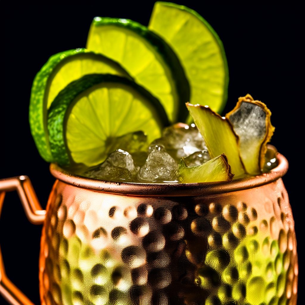 Classic Moscow Mule: A Spicy Ginger-Lime Cocktail in a Copper Mug Recipe