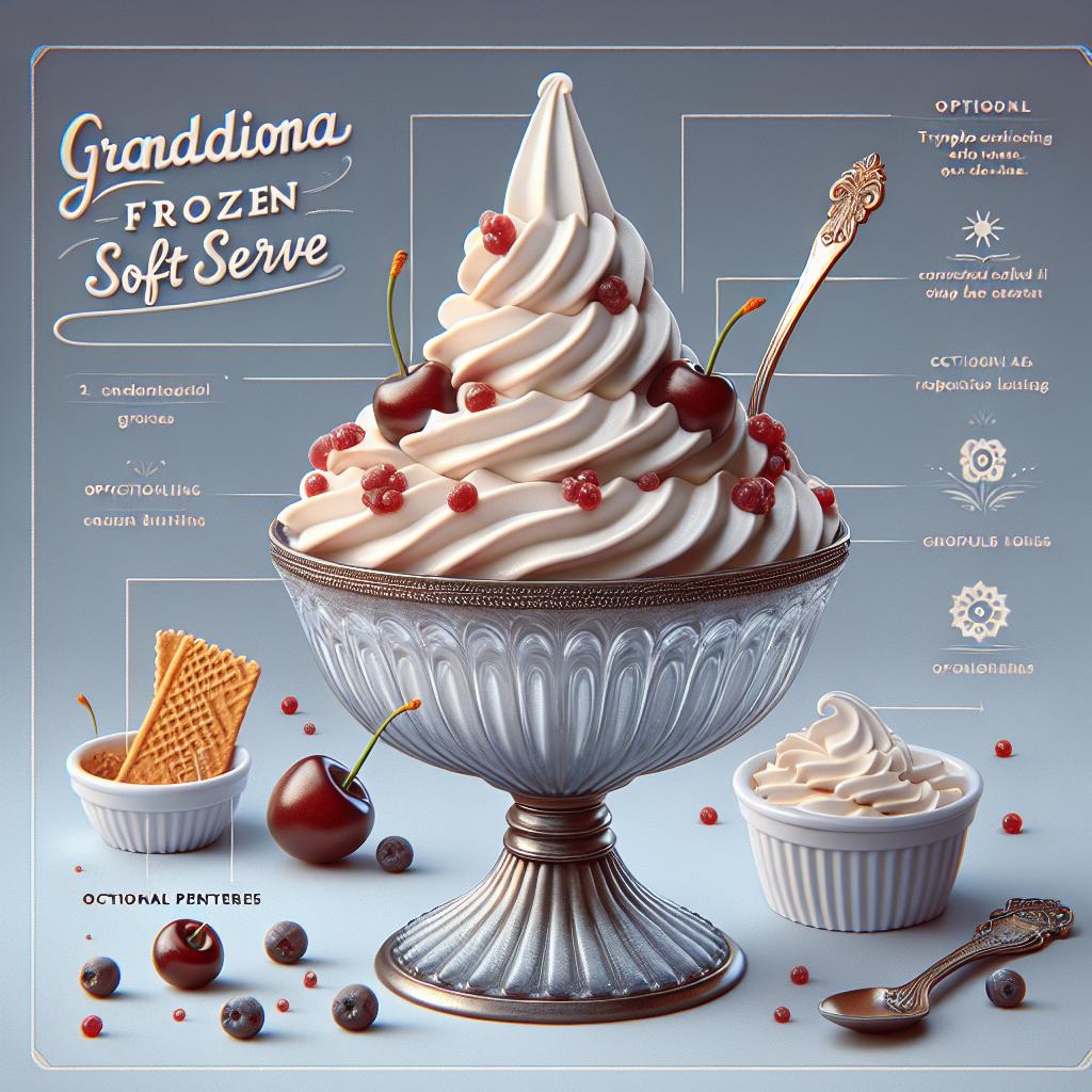 Grandma Frozen Soft Serve Dessert Recipe