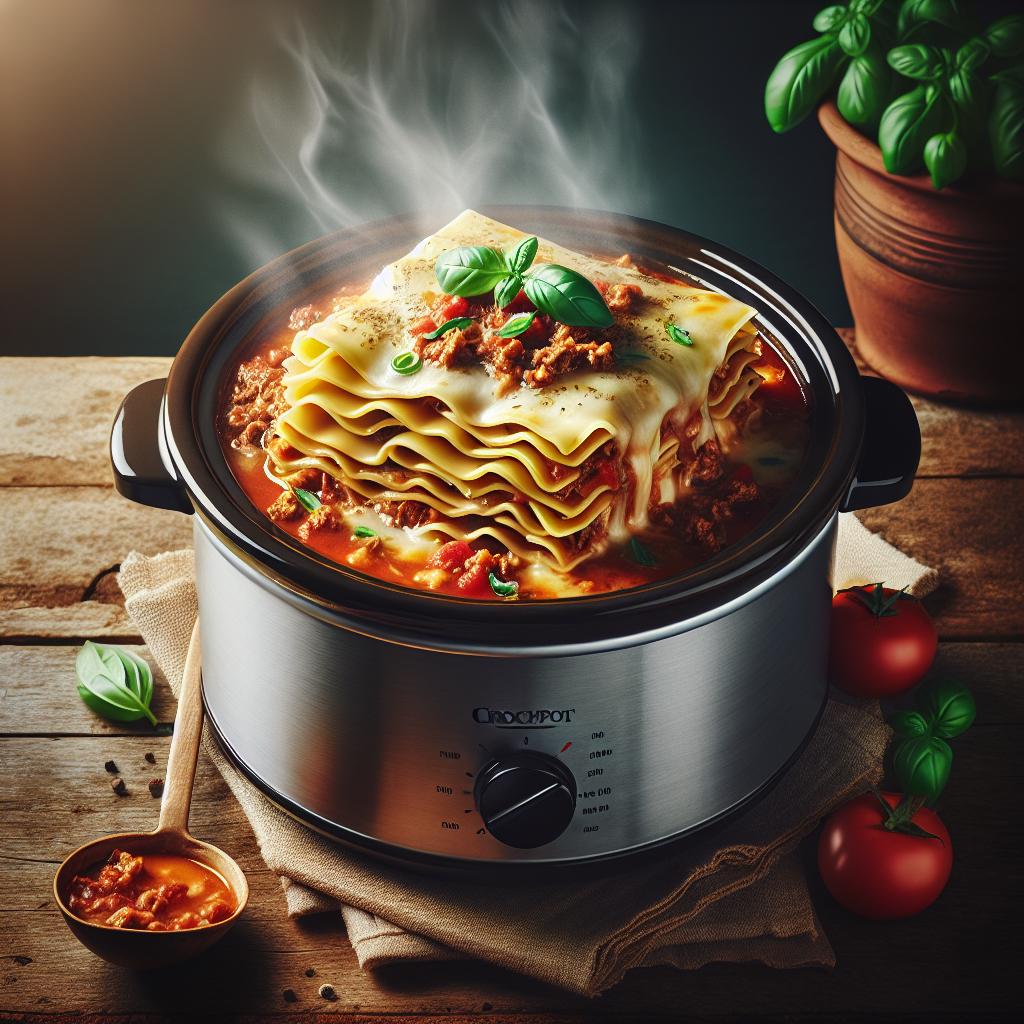 Lasagna Soup Crockpot Recipe