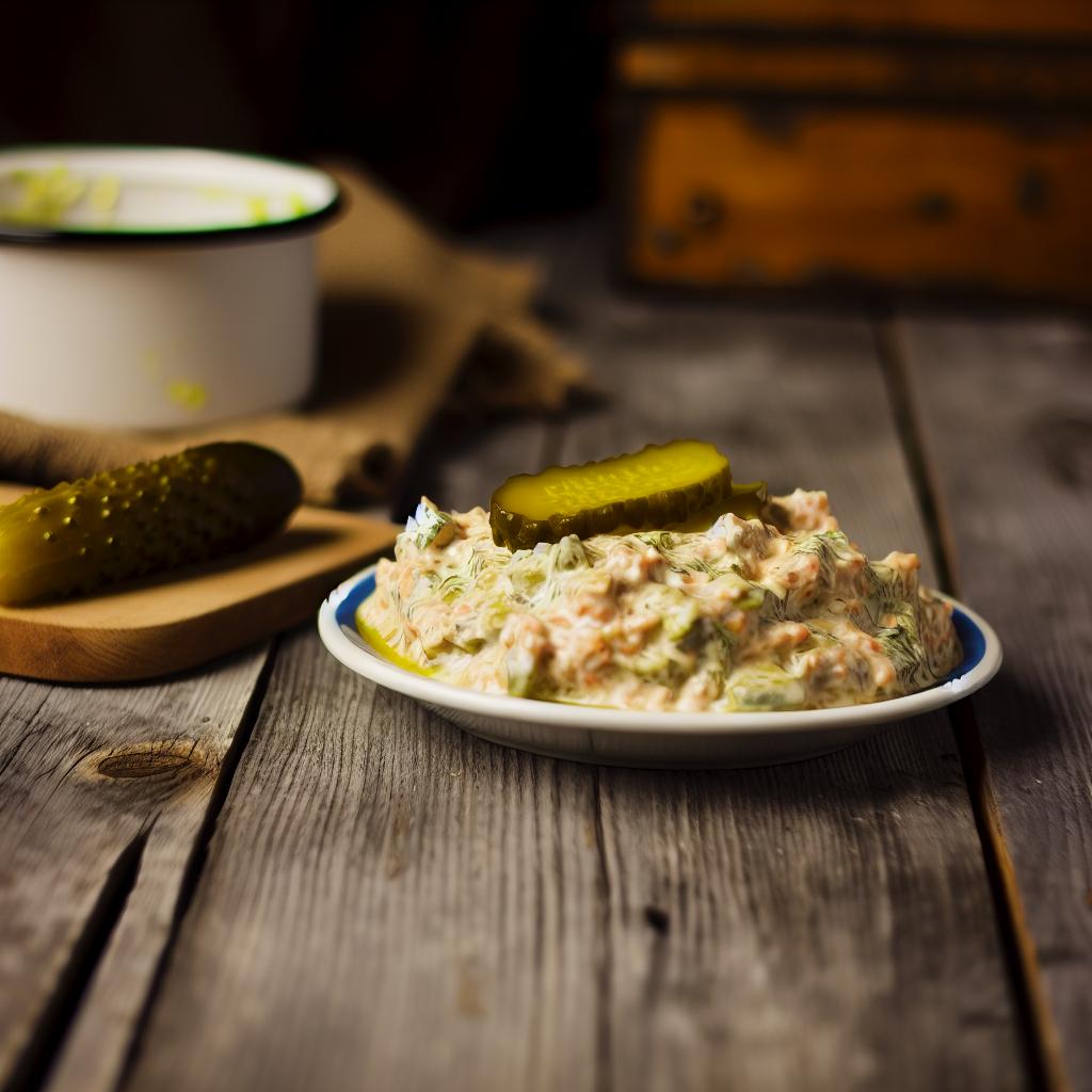 Tangy Homemade Tartar Sauce with Dill Pickles Recipe